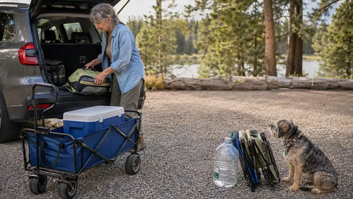 How to Load a Collapsible Wagon for Camp Without Losing Anything