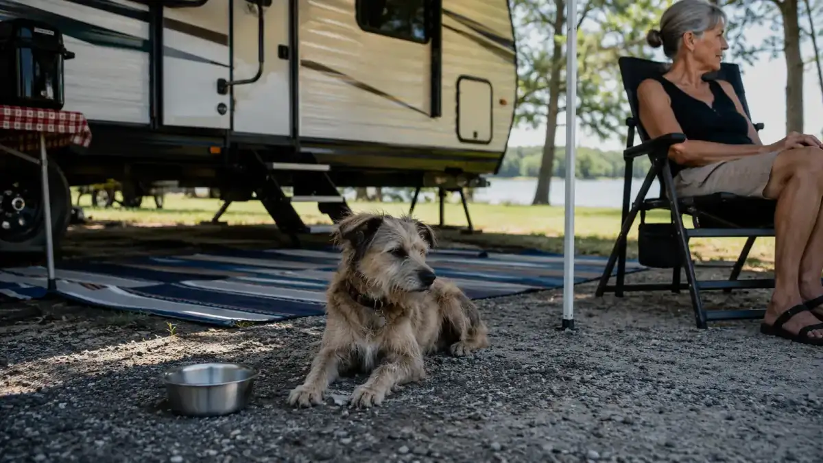 The Water Jug That Kept My Dog Hydrated Through a Hot Camp Season